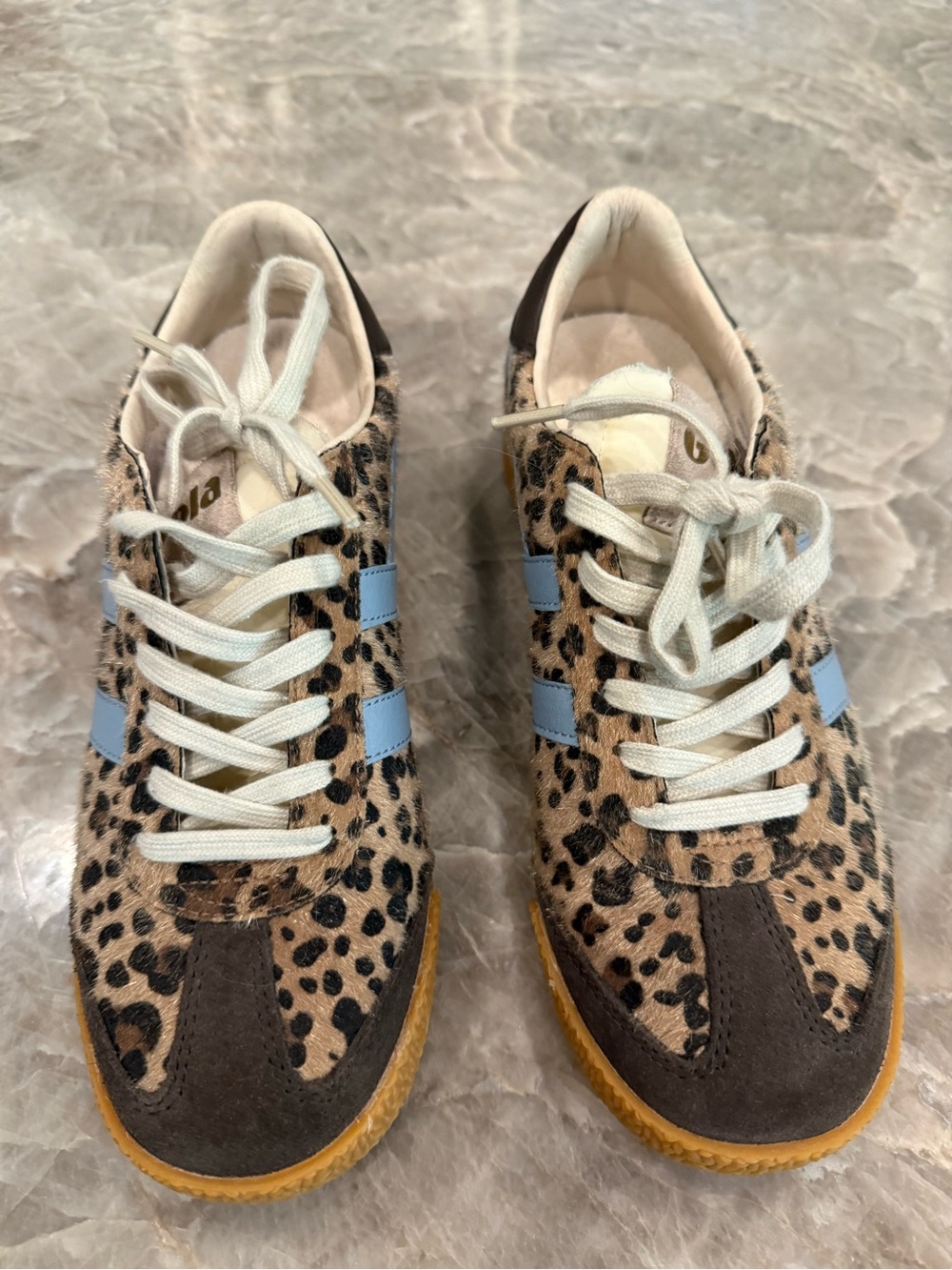 Gola Elan Leopard Print Sneakers – Women’s Size 6.5